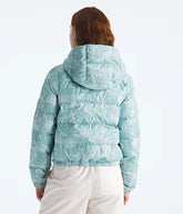THE NORTH FACE Women's Hydrenalite Down Hoodie Print Blue - Gravity NYC